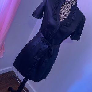 Size small BeBe silk wrap mini dress